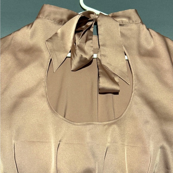 Express Cropped Blouse with Partial Open Back - Picture 5 of 9